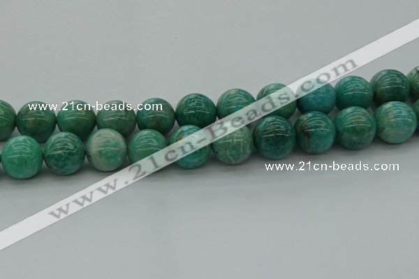 CAM1577 15.5 inches 18mm round Russian amazonite beads wholesale