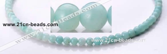 CAM16 16 inches round 6mm natural amazonite beads Wholesale