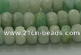 CAM1612 15.5 inches 5*8mm faceted rondelle peru amazonite beads