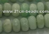 CAM1613 15.5 inches 6*10mm faceted rondelle peru amazonite beads