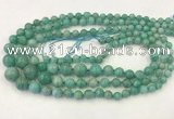 CAM1670 15.5 inches 6mm - 14mm round amazonite graduated beads