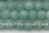 CAM1685 15.5 inches 4mm round natural amazonite beads wholesale