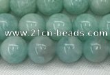 CAM1686 15.5 inches 6mm round natural amazonite beads wholesale