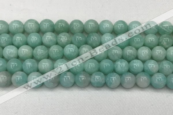 CAM1688 15.5 inches 10mm round natural amazonite beads wholesale