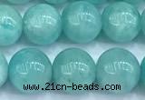 CAM1780 15 inches 6mm - 7mm round amazonite gemstone beads