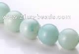 CAM18 15.5 inches round natural amazonite 10mm beads wholesale