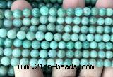 CAM1802 15 inches 6mm round amazonite gemstone beads wholesale