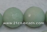 CAM181 15.5 inches 16mm faceted round amazonite gemstone beads