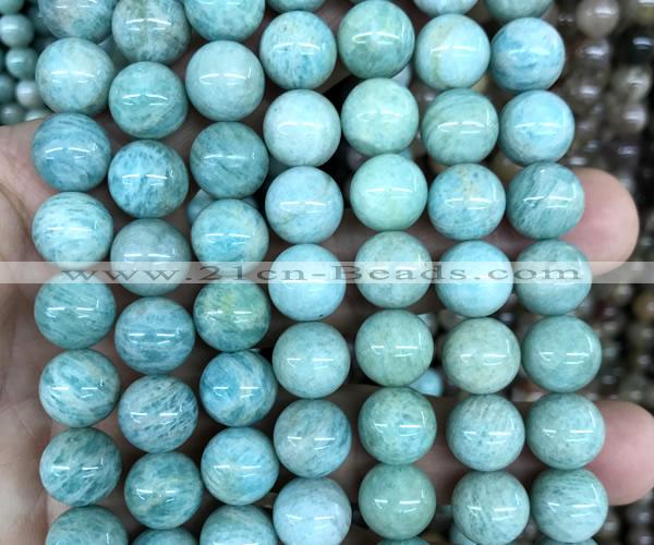 CAM1814 15 inches 12mm round amazonite gemstone beads