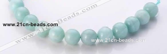 CAM21 15.5 inches natural amazonite 16mm round beads Wholesale