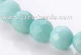 CAM29 natural amazonite faceted round 12mm stone beads Wholesale