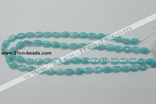 CAM303 15.5 inches 8*12mm oval natural peru amazonite beads wholesale