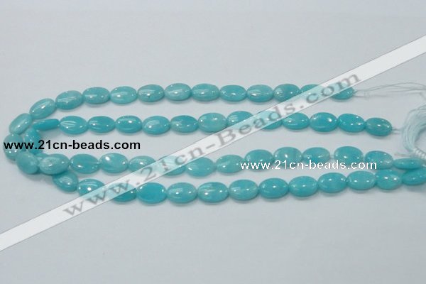 CAM304 15.5 inches 10*14mm oval natural peru amazonite beads wholesale