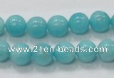 CAM308 15.5 inches 10mm round natural peru amazonite beads wholesale