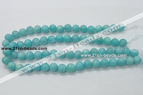 CAM309 15.5 inches 12mm round natural peru amazonite beads wholesale