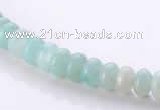 CAM31 4*6mm rondelle natural amazonite gemstone beads Wholesale