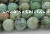 CAM324 15.5 inches 12mm round natural peru amazonite beads