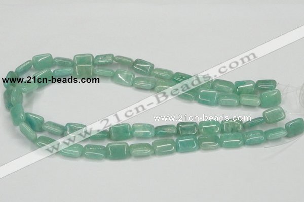 CAM405 15.5 inches 10*14mm rectangle natural russian amazonite beads