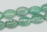 CAM407 15.5 inches 10*14mm oval natural russian amazonite beads