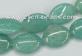 CAM408 15.5 inches 13*18mm oval natural russian amazonite beads