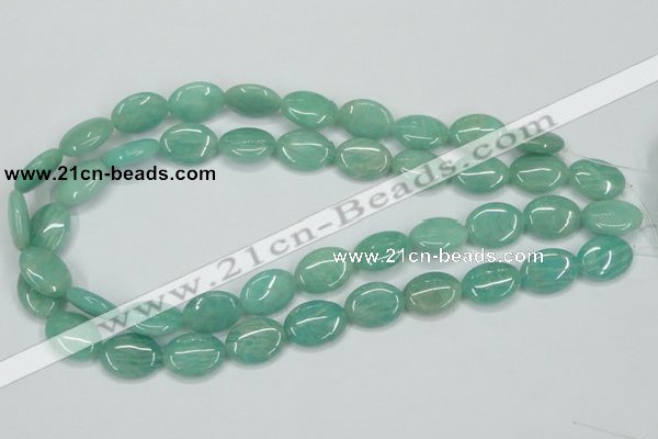 CAM408 15.5 inches 13*18mm oval natural russian amazonite beads