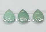 CAM416 15.5 inches 13*18mm flat teardrop natural russian amazonite beads