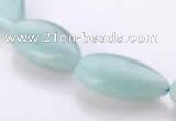 CAM50 flat teardrop natural amazonite 13*22mm beads Wholesale