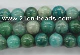 CAM523 15.5 inches 9mm round mexican amazonite gemstone beads