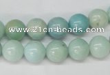 CAM601 15.5 inches 12mm round Chinese amazonite gemstone beads