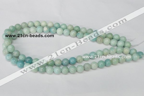 CAM601 15.5 inches 12mm round Chinese amazonite gemstone beads