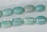 CAM608 15.5 inches 8*12mm nugget Chinese amazonite beads