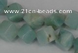 CAM617 15.5 inches 6*6mm cube Chinese amazonite gemstone beads