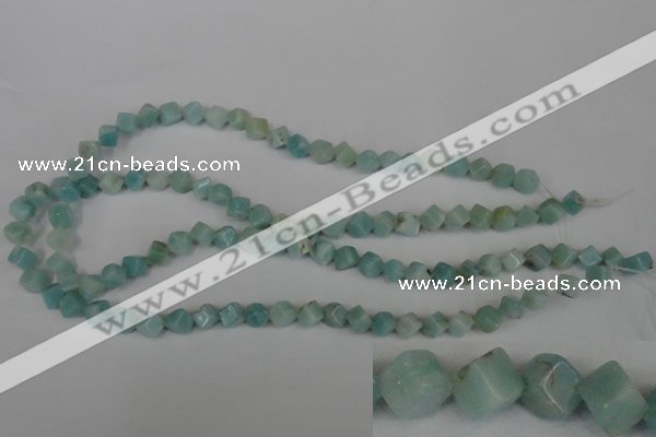 CAM617 15.5 inches 6*6mm cube Chinese amazonite gemstone beads