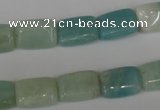 CAM629 15.5 inches 10*14mm rectangle Chinese amazonite gemstone beads