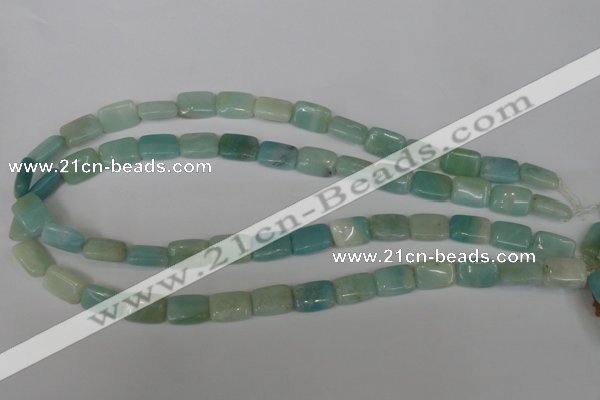 CAM629 15.5 inches 10*14mm rectangle Chinese amazonite gemstone beads