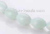 CAM63 natural amazonite 8*12mm oval gemstone beads Wholesale