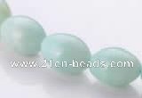 CAM64 10*14mm oval natural amazonite gemstone beads Wholesale