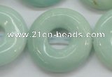 CAM654 15.5 inches 31mm donut amazonite beads wholesale