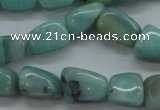 CAM658 15.5 inches 10*14mm nuggets amazonite gemstone beads