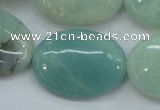 CAM665 15.5 inches 22*30mm oval amazonite gemstone beads