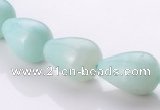 CAM68 teardrop natural amazonite 10*14mm beads Wholesale