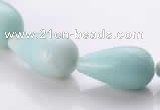 CAM69 natural amazonite 12*22mm teardrop beads Wholesale