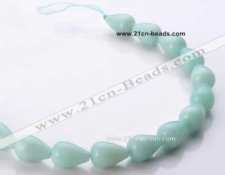 CAM70 18*25mm natural amazonite teardrop beads Wholesale