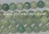 CAM702 15.5 inches 8mm round natural amazonite gemstone beads