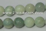 CAM704 15.5 inches 12mm round natural amazonite gemstone beads