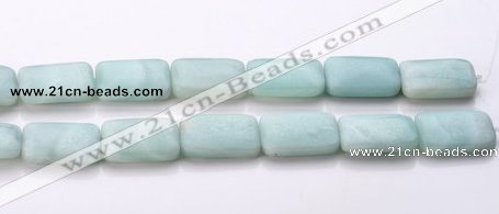 CAM74 18*25mm rectangle natural amazonite beads Wholesale