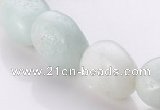 CAM82 10*11mm irregular pebble natural amazonite beads wholesale