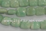 CAM850 15.5 inches 12*12mm square natural Russian amazonite beads