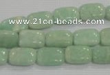 CAM852 15.5 inches 10*14mm rectangle natural Russian amazonite beads