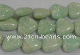 CAM856 15.5 inches 12*12mm triangle natural Russian amazonite beads